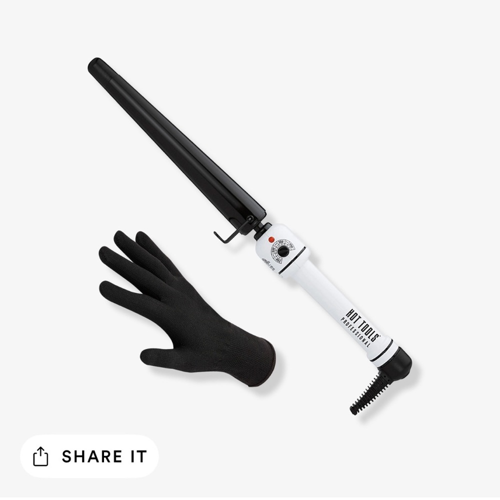 Hot Tools 3/4”-1 1/4” Extra Long Tapered Iron